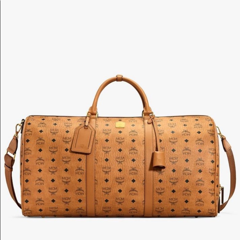 MCM Ottomar Weekender Bag in Visetos